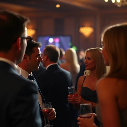 Example of event photography at a corporate gala